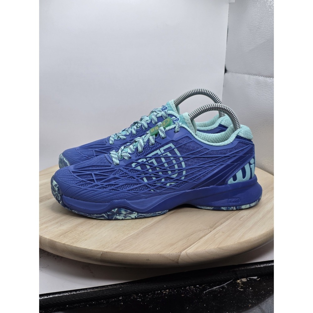 Women's size 7 - Wilson Kaos Tennis Shoes/ Sneakers Amparo Blue Pickleball Court